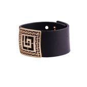 bransoletka skórzana grecka klamra (b22/jes/203au)