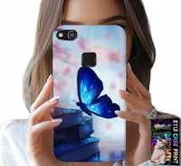 ETUI DO HUAWEI P9 LITE 2016 - NIEBIESKI MOTYLEK, MOTYL, DAMSKIE WZORY