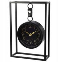 Zegar kominkowy H&S Decoration czarny 20cm