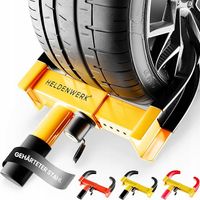 Blokada koła samochodu przyczepy motocykla