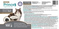 Prince z AKTYWNYM WĘGLEM Dezynfekcja żwirku kuwet 3w1 400g