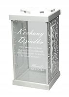 ZNICZ GRAWER KAPLICZKA personalizowany twój napis dedykacja DLA DZIADKA