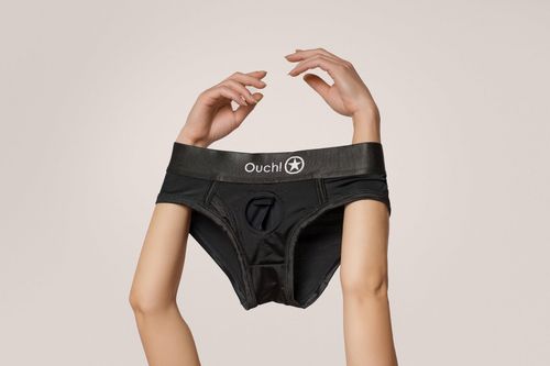 vibrating strap-on high-cut brief - xl/xxl na Arena.pl