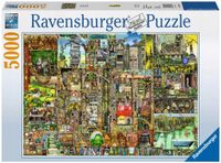 ŁADNE Puzzle Do Układania NIESAMOWITE MIASTO Dla Młodzieży 5000 Elementów