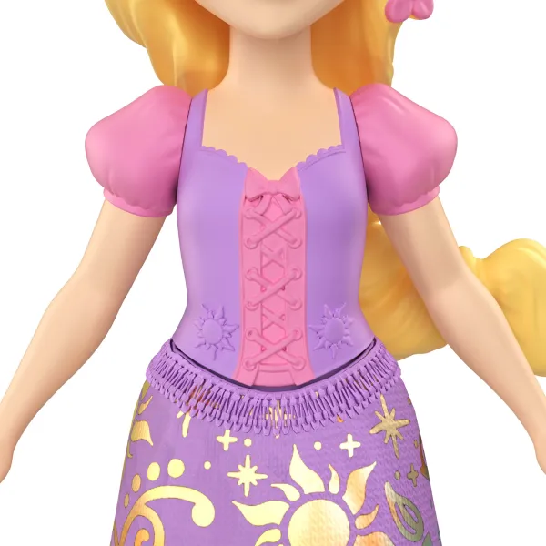 Disney Princess Mini Księżniczka Laleczka Roszpunka Kwiaty we włosach 9 cm zdjęcie 4