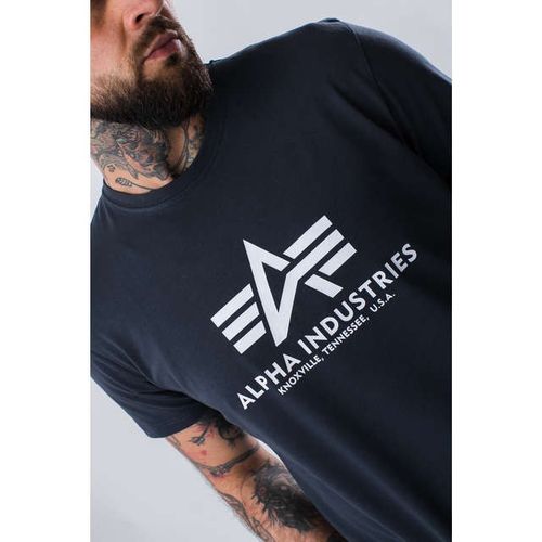 Alpha Industries BASIC T SHIRT 02 NAVY Rozmiar - S na Arena.pl