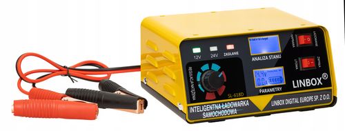 Prostownik Samochodowy do Akumulatorów 24V 12V 20A POLSKIE MENU na Arena.pl