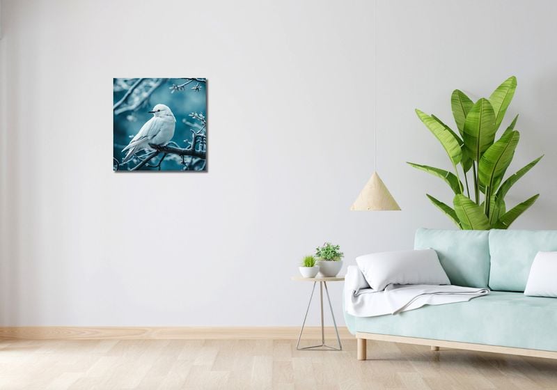 Obraz 50x50cm Perłowy Ptak zdjęcie 2