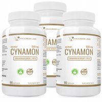 CYNAMON Cejloński Ekstrakt 600mg Produkt VEGE 270