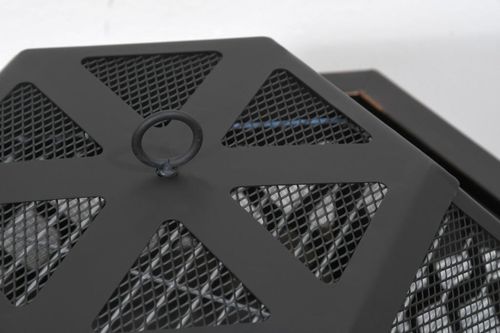 CATARRA HEXAGON Kominek z pokrywą, 60,5 x 70 x 62,5 cm na Arena.pl