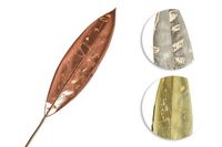 liść złoty, szampański, srebrny LI00473