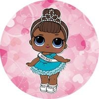 Opłatek na tort LOL Lalki Suprise Postacie