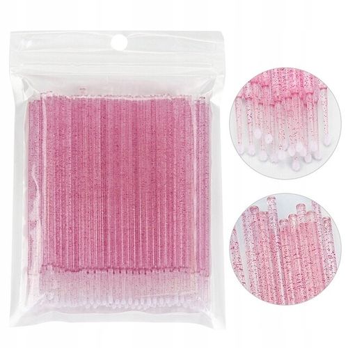 100x MIKRO APLIKATORY DO RZĘS BROKAT na Arena.pl