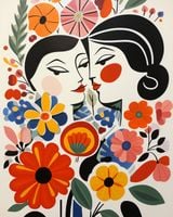 Plakat 40x50cm Kwiatowy Romans