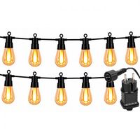 GIRLANDA LED 10XST14 IP44 2700K 1W 650CM OZDOBA OGRODOWA