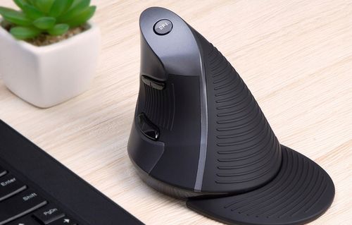 Bezprzewodowa Myszka Pionowa Delux M618g Db Bluetooth Ergonomiczna Czarna na Arena.pl