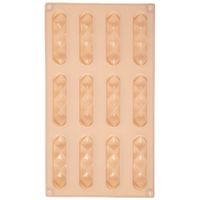 Forma do ciastek i pralin silikonowa beżowa 29,5x17x1,5 cm