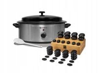 36 KAMIENI BAZALTOWYCH DO MASAŻU ZESTAW PODGRZEWACZ 6L ANALOGOWY HABYS