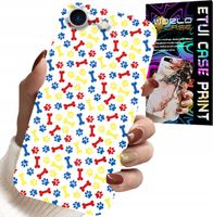 ETUI DO IPHONE SE / SE2 - ŁAPKI KOŚCI PIES PATROL BAJKI + SZKŁO