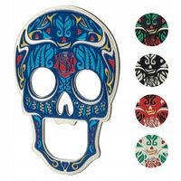 OTWIERACZ DO BUTELEK PIWA KAPSLI CZASZKA METALOWY