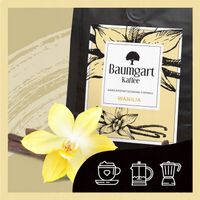 Kawa Smakowa MIELONA WANILIOWA 200g 100% Arabica Świeżo Palona Baumgart