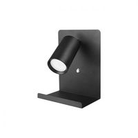 KINKIET DO CZYTANIA KALISO CZARNY MAT USB 35W ALUMINIUM