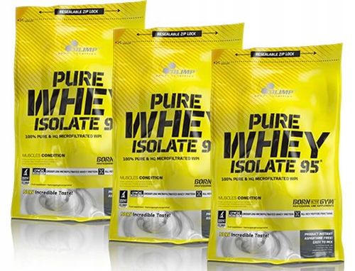 OLIMP PURE WHEY ISOLATE 95 600g ODŻYWKA BIAŁKOWA IZOLAT BIAŁKA WHEY WPC na Arena.pl