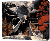 Obraz 70x60cm Wieczorne Toasty