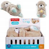 FISHER PRICE Wydra Usypianka Przytulanka Szumiący Uspokajacz Miś FXC66