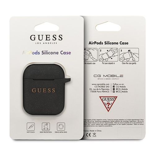 Guess Silicone Case - Etui AirPods (Black) na Arena.pl