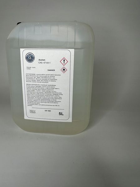 Aceton techniczny rozcieńczalnik 5L zdjęcie 3
