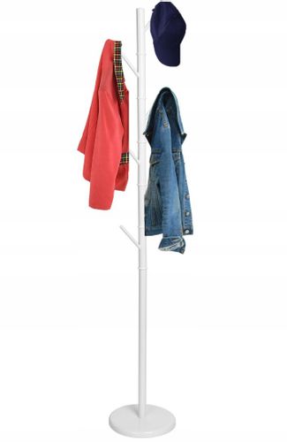Wieszak stojący Niko biały na Arena.pl