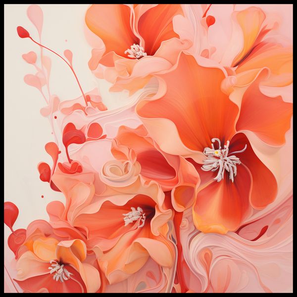 Plakat 70x70cm Płynąca Pasja zdjęcie 2