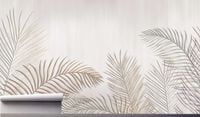 Fototapeta STYLOWE LIŚCIE PALMY ZŁOTE 300x210