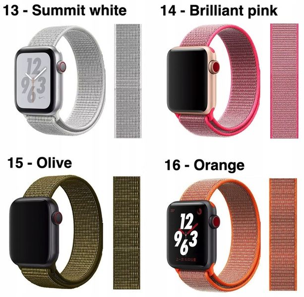 PASEK DO APPLE WATCH 2 3 4 5 6 7 8 9 SE ULTRA 2 38/40/41/42/44/45/49mm Rzep zdjęcie 13