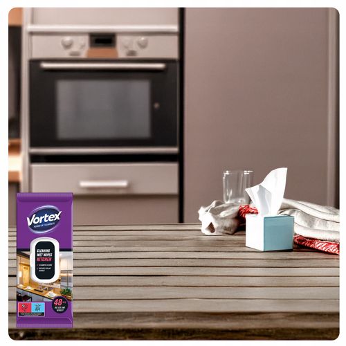 vortex chusteczki nawilżane do kuchni, flip top, 48 sztuk na Arena.pl