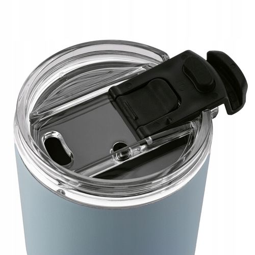 KUBEK TERMICZNY ze słomką PRÓŻNIOWY Niebieski Konighoffer Davos 420 ml na Arena.pl