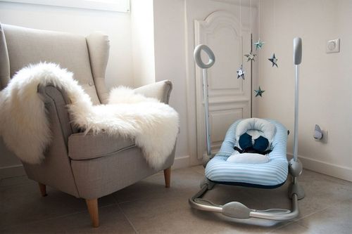 Beaba "Bouncer Up&Down III" Leżaczek blue na Arena.pl