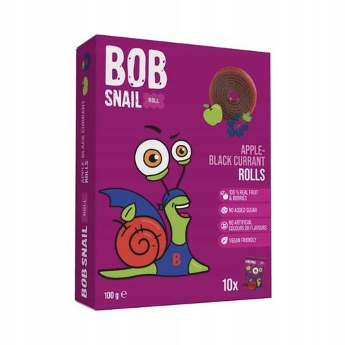 Rollsy Owocowe Zestaw Mix 5 x 100g Bob Snail 500g >> na Arena.pl