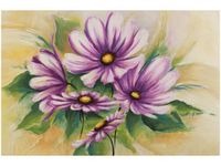 120CM 80CM OBRAZ ŚCIENNY KWIATY ZIELENI