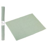Mata stołowa bawełniana 35x45cm sage green szałwiowa podkładka na stół