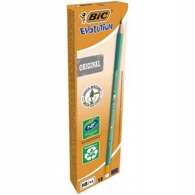 Ołówek Bic Evolution 655 Hb Z Gumką (12) 3924 zdjęcie 3