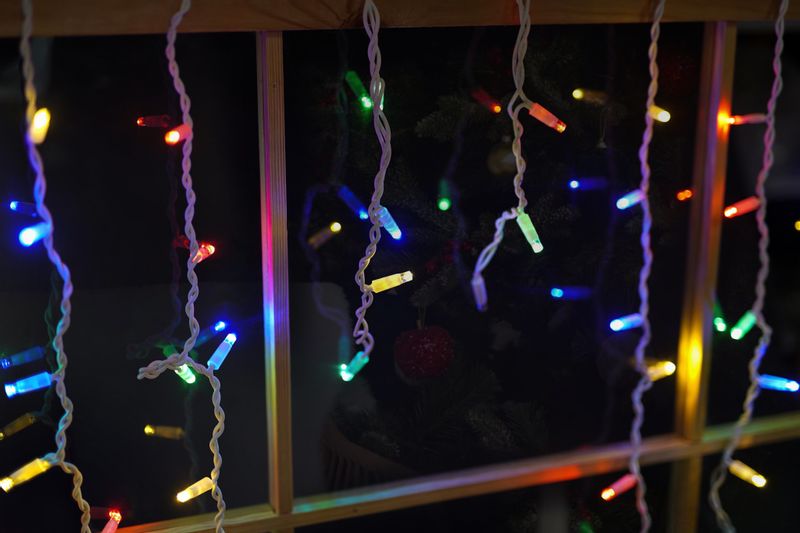 Lampki Choinkowe SOPLE 200 LED PREMIUM MULTIKOLOR zewn. i wewn. z dod. gniazdem. zdjęcie 4