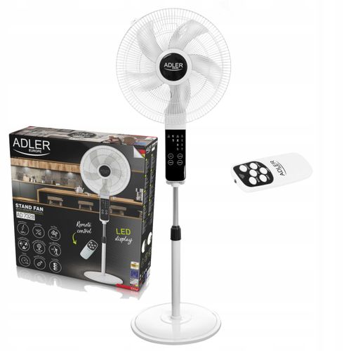 Wentylator Stojący 40cm LED Z Pilotem ADLER AD 7328 na Arena.pl