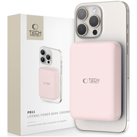 tech-protect pb11 lifemag magsafe power bank 10000mah pink