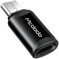 mcdodo adapter przejściówka usb-c do micro usb na usb typ c 3a 480mbps