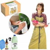 ZESTAW DO CZYSZCZENIA ROŚLIN LIŚCI KWIATÓW OLEJEK NEEM OLEJ MYDŁO POTASOWE