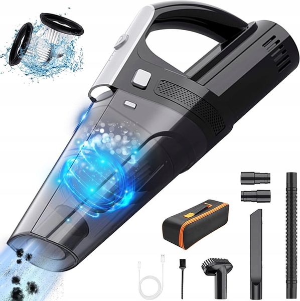 Odkurzacz ręczny TECKZOON, czarny, 8000PA, 6000mAh zdjęcie 1