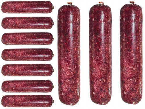 MIĘSO MROŻONE DLA PSA WOŁOWE BEZ KOŚCI BATON WOŁOWY 100% BARF 10KG KARMA na Arena.pl