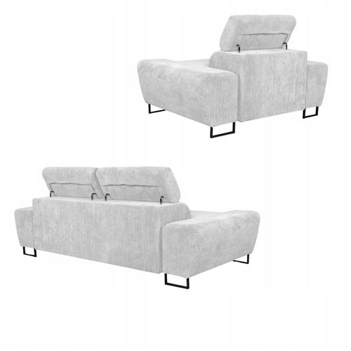 Zestaw mebli wypoczynkowych salonu Savio Sofa 2os fotele beż na Arena.pl